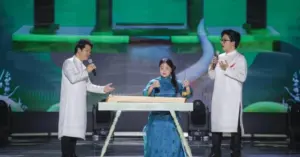 ba bố con Trọng Tấn