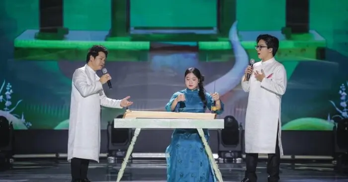 ba bố con Trọng Tấn