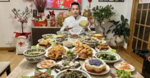 bánh chưng giò chả Việt tại Anh