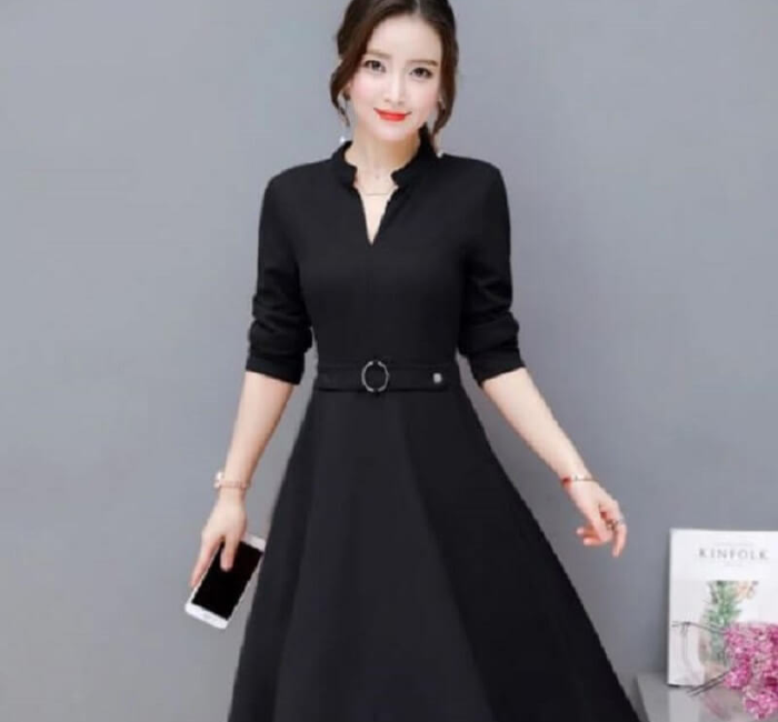 Váy dáng chữ A là vũ khí lợi hại cho người có vòng bụng lớn.