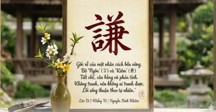 Từ “Khiêm Cung ký” của Tự Đức, khám phá cách nuôi dưỡng nội lực