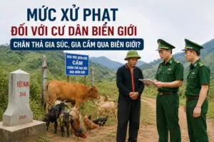 Tìm hiểu mức xử phạt đối với cư dân biên giới chăn thả gia súc, gia cầm qua biên giới theo quy định hiện hành.