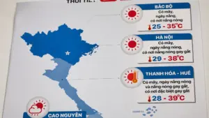 Thời tiết hôm nay 21-6 nắng nóng diện rộng trên cả nước, nhiều nơi nhiệt độ cao nhất gần 40 độ C. Xem dự báo chi tiết mới nhất.