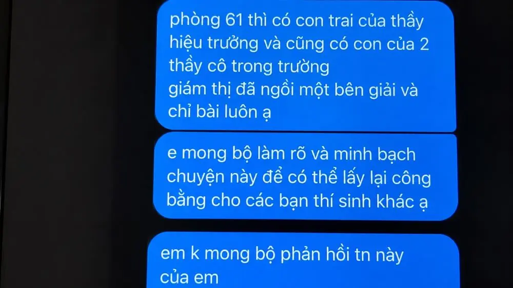 Quảng Trị họp khẩn kiểm tra thông tin phản ánh tiêu cực tại điểm thi sau khi nội dung tố cáo lan truyền trên mạng xã hội.