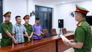 Giữ khẩn cấp giáo viên Nguyễn Hà Duy liên quan vụ 146 điểm 10 môn Toán ở Tuyên Quang, vụ việc đang được điều tra làm rõ.