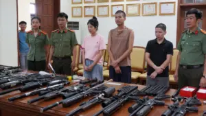 Công an triệt phá cơ sở cơ khí núp bóng doanh nghiệp, sản xuất hàng nghìn linh kiện súng trái phép với quy mô lớn.