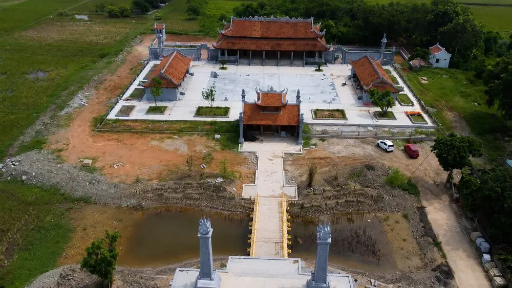 Toàn cảnh khu căn cứ khởi nghĩa Ba Đình ở Thanh Hóa trước ngày bàn giao sau quá trình bảo tồn, tôn tạo với tổng mức đầu tư hơn 95 tỷ đồng.