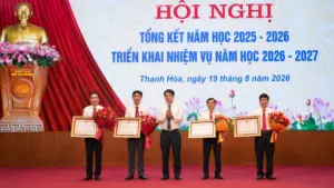 Giáo dục Thanh Hóa giữ vững vị thế nhóm dẫn đầu cả nước, với nhiều thành tích nổi bật được ghi nhận và khen thưởng