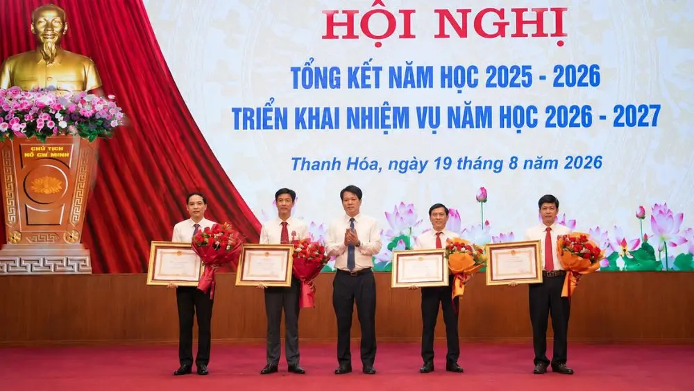 Giáo dục Thanh Hóa giữ vững vị thế nhóm dẫn đầu cả nước, với nhiều thành tích nổi bật được ghi nhận và khen thưởng