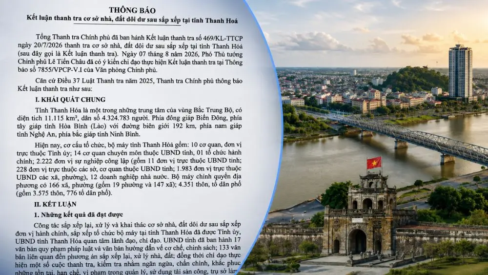 Thanh Hóa còn 1.000 cơ sở dôi dư, hơn 400 cơ sở chưa có “sổ”, đặt ra yêu cầu khẩn trương rà soát, hoàn thiện hồ sơ quản lý.