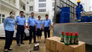 Thanh Hóa tiêu hủy gần 1,3 tấn thuốc trừ cỏ cấm Niprolysate 480SL, góp phần ngăn chặn hóa chất độc hại lưu hành trên thị trường.