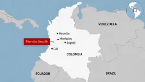 Động đất 7,4 độ Richter tại Colombia gây thiệt hại nặng nề, ít nhất 111 người thiệt mạng. Xem diễn biến và công tác cứu hộ mới nhất.