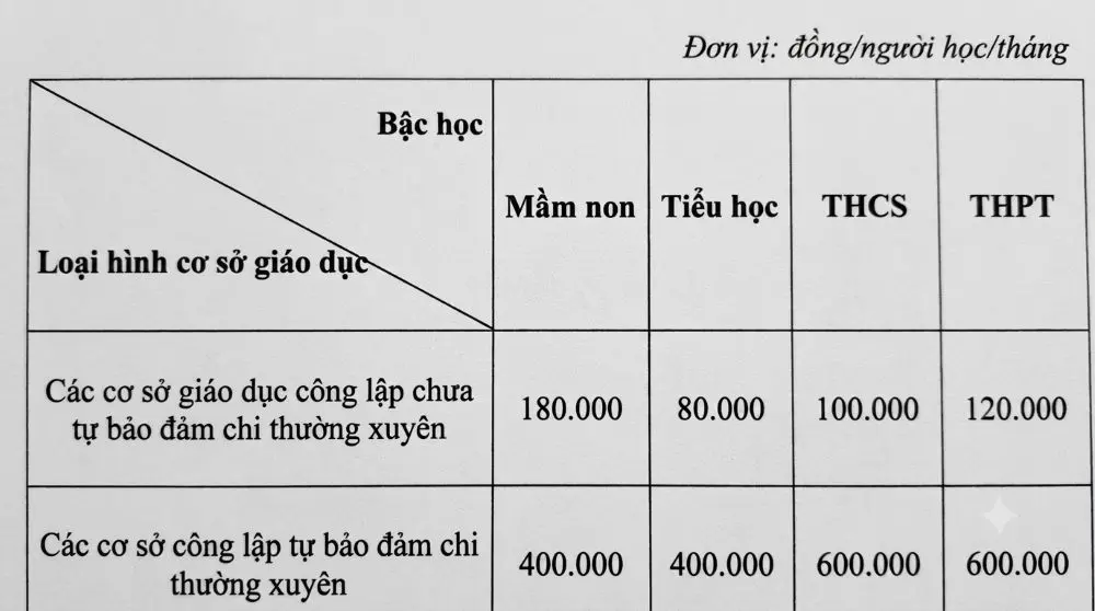 Chi tiết quy định miễn học phí cho học sinh công lập và chính sách đóng học phí, hỗ trợ cấp bù ngân sách với trường tư thục.