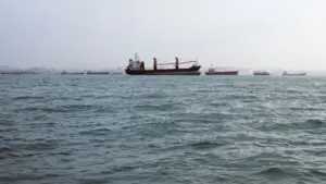 Xuất khẩu dầu của Iran giảm mạnh khi lệnh phong tỏa hàng hải của Mỹ khiến nhiều tàu chở dầu mắc kẹt tại Vịnh Ba Tư và Vịnh Oman.