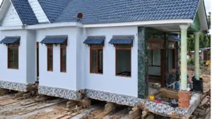 “Thần đèn” di dời căn nhà 300 tấn để nhường đất mở đường đến sân bay Long Thành, giữ gần như nguyên trạng công trình.