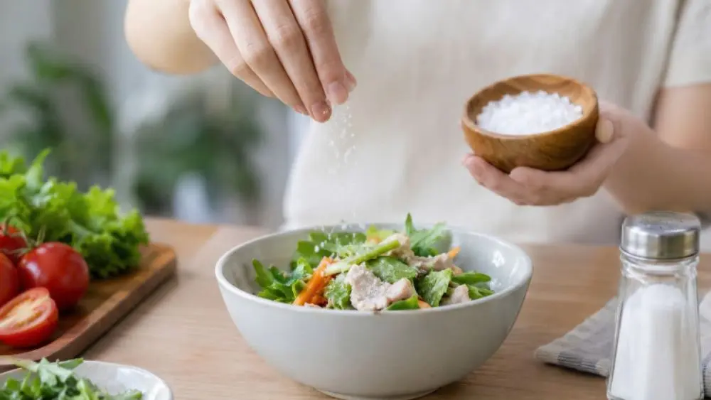 Người mắc bệnh gan cần chú ý lượng muối trong bữa ăn. Điều chỉnh chế độ dinh dưỡng hợp lý giúp hạn chế nguy cơ viêm và tổn thương gan.