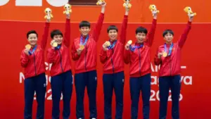 Cầu mây Việt Nam lập kỳ tích khi giành cú đúp HCV tại ASIAD 20, tái hiện thành tích lịch sử sau 20 năm.