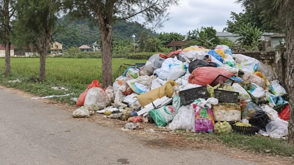 Thanh Hóa phê bình 4 Chủ tịch xã buông lỏng quản lý rác thải, yêu cầu khẩn trương xử lý tình trạng rác sinh hoạt tồn đọng, gây ô nhiễm môi trường.