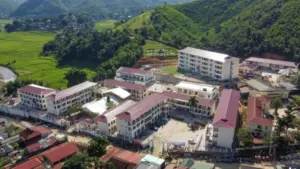 Trường nội trú liên cấp Yên Khương, Thanh Hóa được đầu tư hơn 123 tỷ đồng đang được khắc phục những bất cập. Các vấn đề tại công trình là gì?